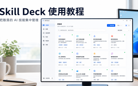 Skill Deck 使用教程：把散落的 AI 技能集中管理